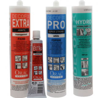 We recommend Orac Decofix brand adhesive.