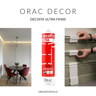 Orac Decor DecoFix Ultra FX400 joint adhesive: reliable and easy to use